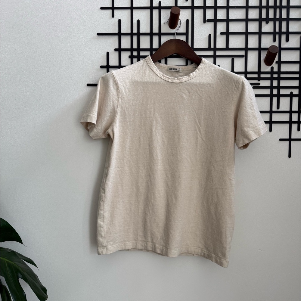 Buck Mason Men's Beige T-Shirt